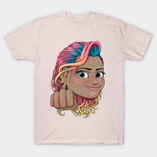 Reva Prisma fist bump emoji design T-Shirt